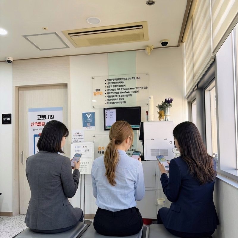 Waiting area at Kim Joo-in Internal Medicine Clinic